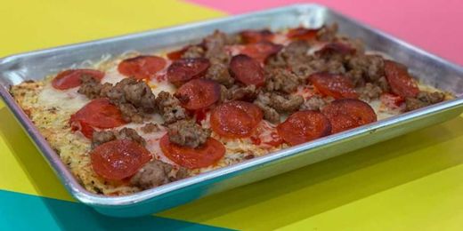 Rocco DiSpirito's Meat Lover's Cauliflower Crust Pizza