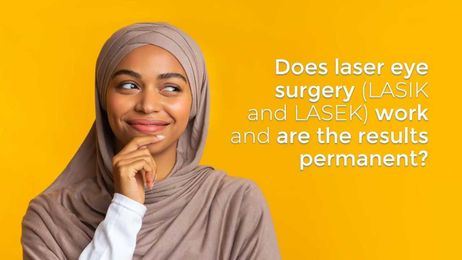 Does laser eye surgery work?