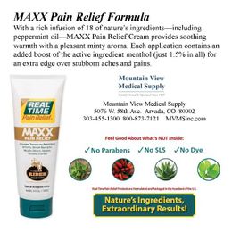 MAXX Pain Relief Formula |
