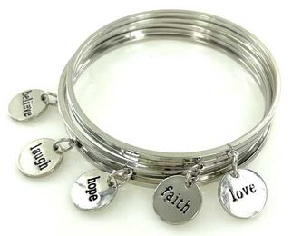 Wholesale Inspirational Bangle Bracelets