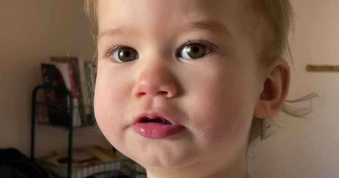 Try not to smile when you hear this toddler say 'quesadilla' 