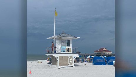 Yellow flags up along Clearwater Beach: What does it mean?