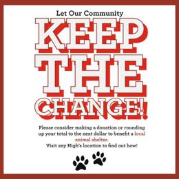 "Keep the Change" for the Animals!