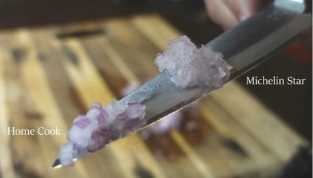 How Michelin star restaurants cut their onions