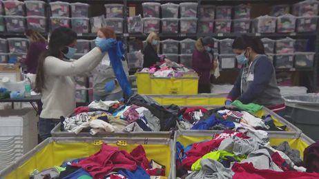 Cradles for Crayons collecting gently used clothing for kids