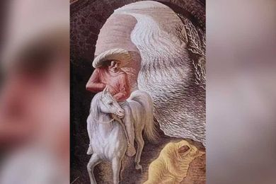 What you see first in this optical illusion tells a lot about how you love