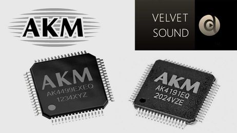 AKM Developed New Flagship Velvet Sound AK4499EXEQ Stereo D/A Converter 