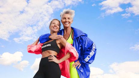 Walmart unveils activewear line with fashion and fitness couple Michelle Smith and Stacey Griffith 