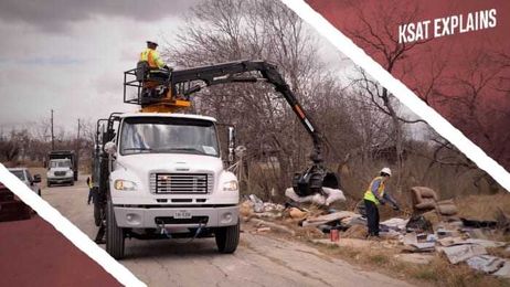 What happens to junk dumped along San Antonio roads? KSAT Explains