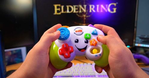 What makes Elden Ring even harder? A Fisher-Price controller