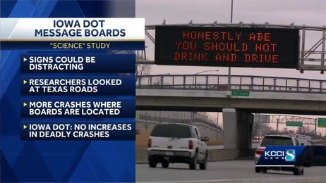 Study: Electronic highway signs may be more distracting than helpful