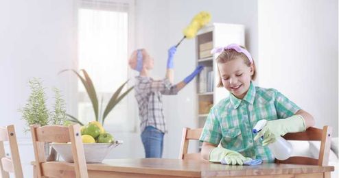 Spring cleaning tips for families
