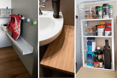 Small space storage hacks that are actually useful