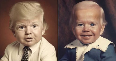 Using AI, Artist Reimagines US Presidents As 'Elderly Babies' (47 Pics)