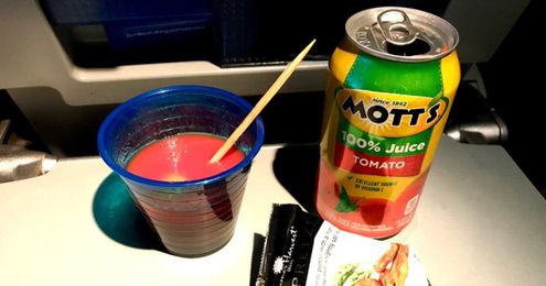Why does tomato juice taste better at 35,000 feet?