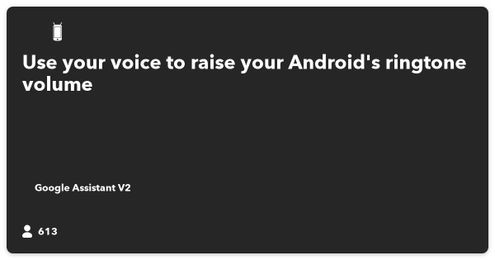 Use your voice to raise your Android's ringtone volume