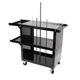 Gun Drill Cart for 104 Drill Bits with Industrial Casters from Uratech